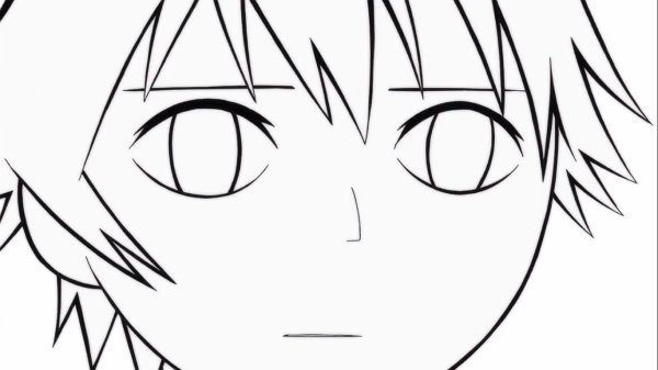 Удивлённое лицо аниме