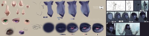 Покрас кожи референс