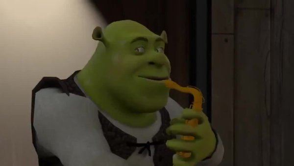 Шрек с трубой