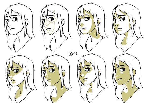 Светотень в рисунке лица