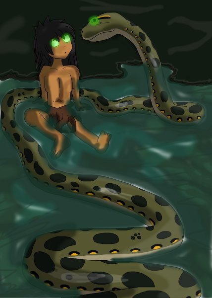 Питон Анаконда арт