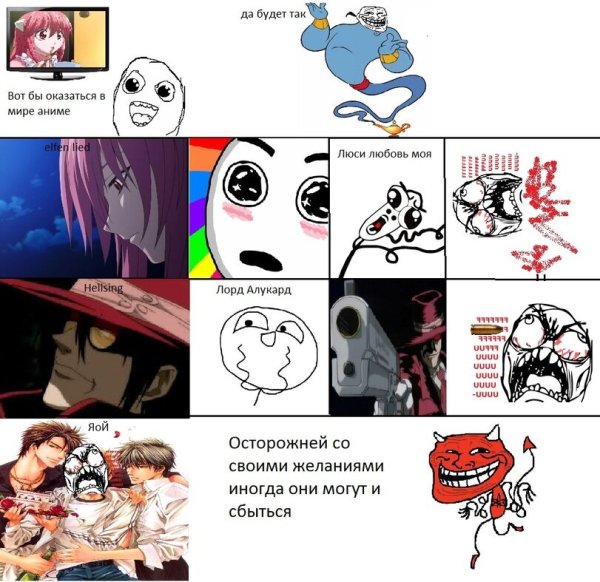 Аниме мемы