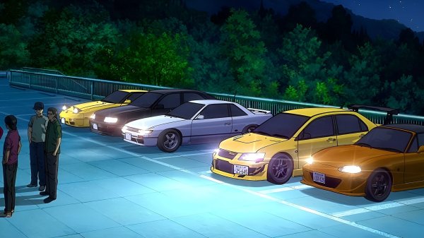 Initial d first Stage машины