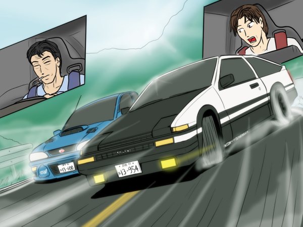 Инициал ди Такуми Фудживара с 86