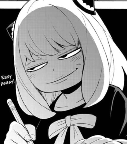 Аня Форджер улыбается аниме