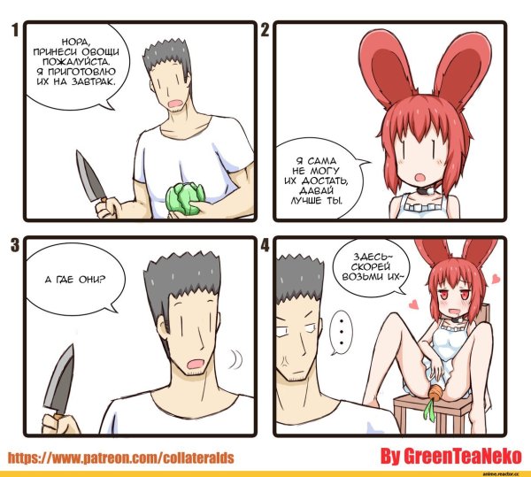 Аниме комикс GREENTEANEKO