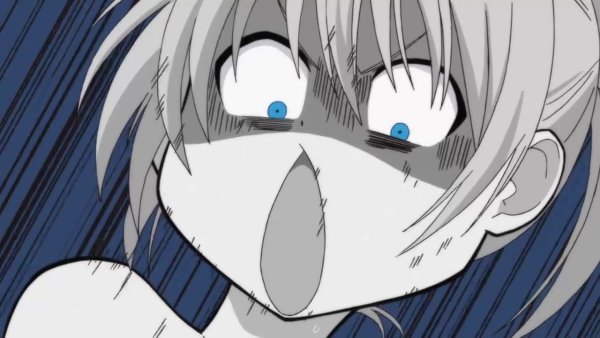 Удивлённое лицо аниме