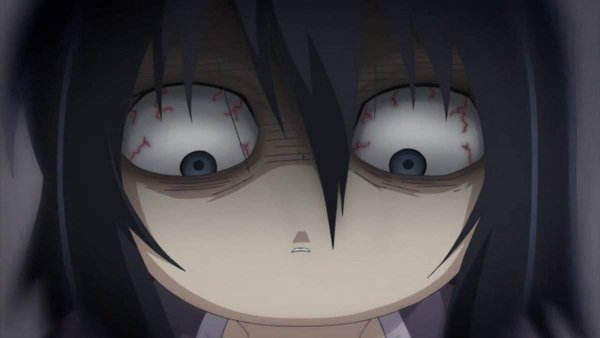 Злобное лицо аниме