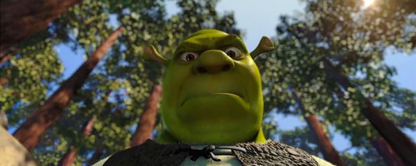 Удивленный Шрек