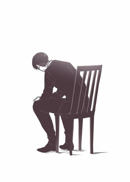 Леви Аккерман сидит