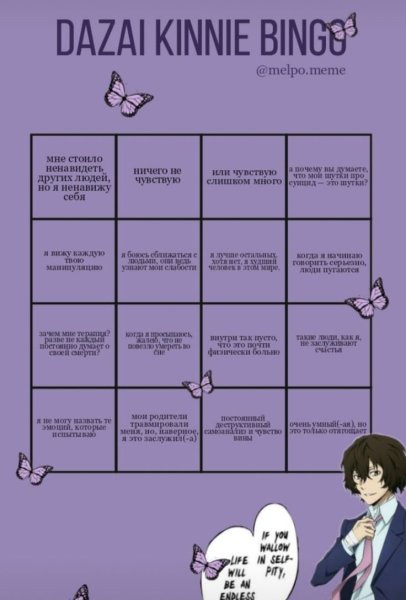 Дадзай Осаму Кинни юинго