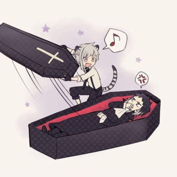 Красивый гроб аниме