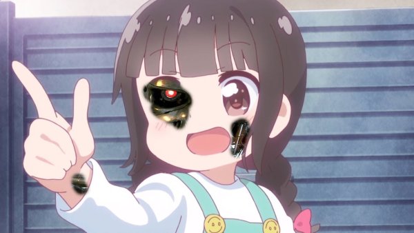 Девушка Терминатор аниме