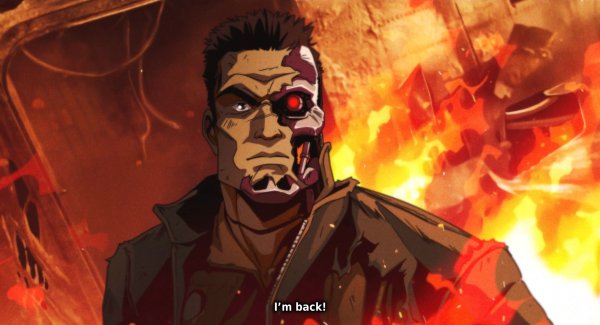 Терминатор и аниме девочка