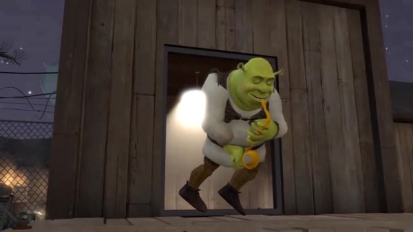 Шрек саксофон