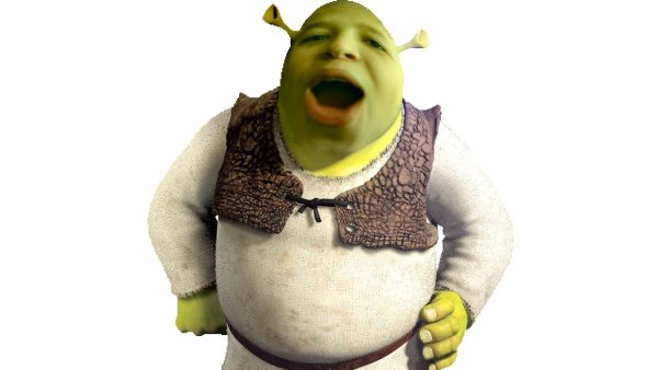 Шрек без фона