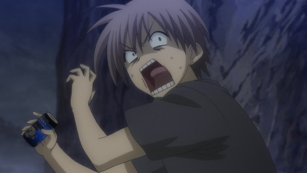 Испуганное лицо аниме