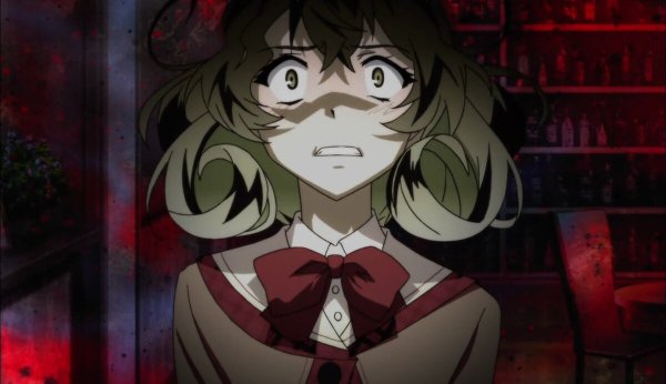 Испуганное лицо аниме