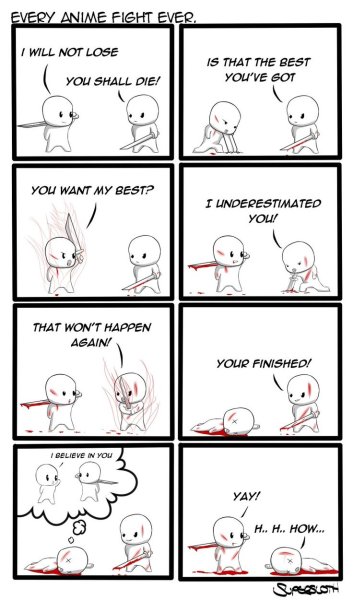 Типичное аниме Мем