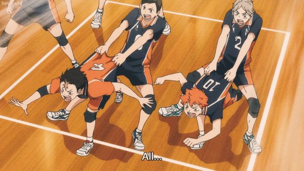 Хината и Нишиноя волейбол