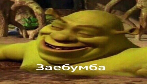 Шрек в болоте заебумба