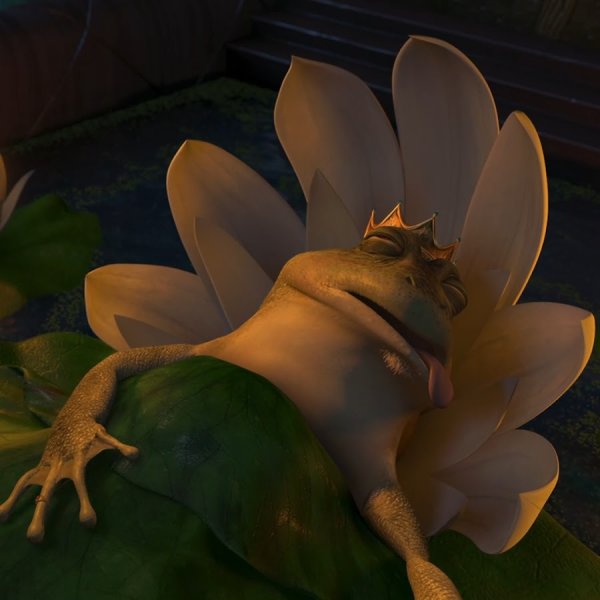 Шрек смерть короля лягушки