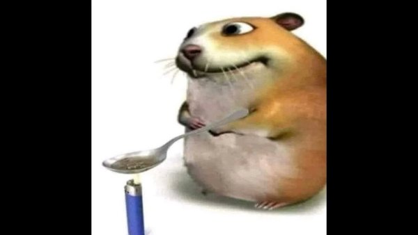 Хомяк с ложкой Мем