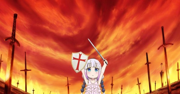 Крестоносец аниме арт