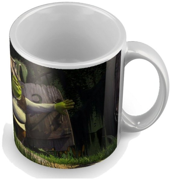 Кружка Шрек из глины