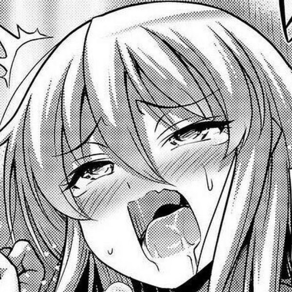 Ахегао фейс Манга