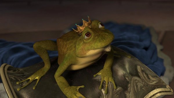 Шрек Король Гарольд жаба