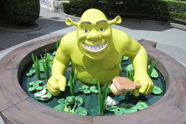 Шрек в ванной