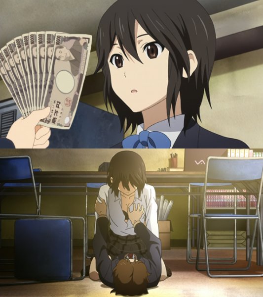 Аниме Мем деньги