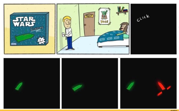 Светящиеся презервативы Звездные войны