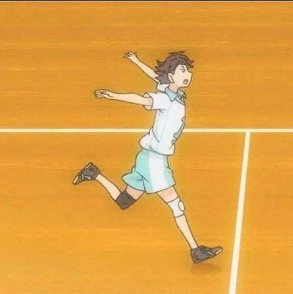 Аниме волейбол Ойкава