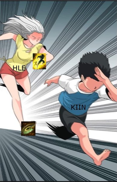 Аниме девочка бегает за мальчиком