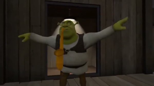 Шрек на саксофоне 10 часов