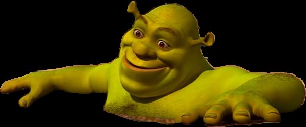 Шрек и Фиона в болоте