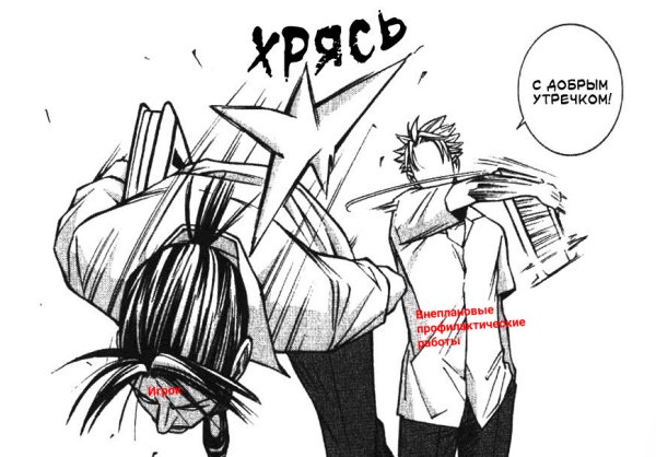 Прикольные моменты из манги