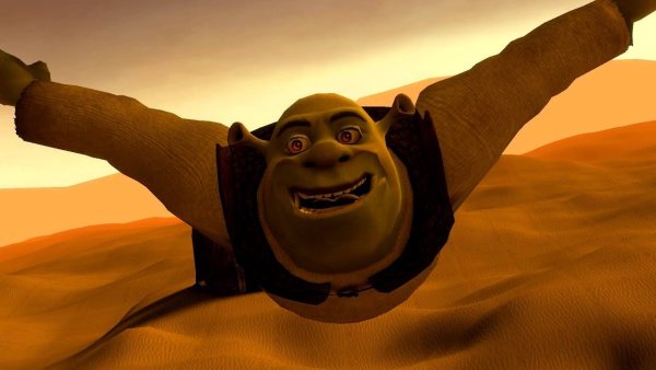 Шрек летает Мем