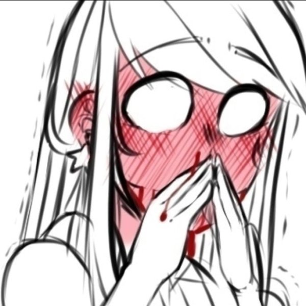 Аниме кровь из носа девушка