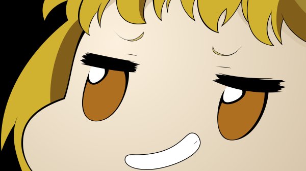 Довольное лицо аниме