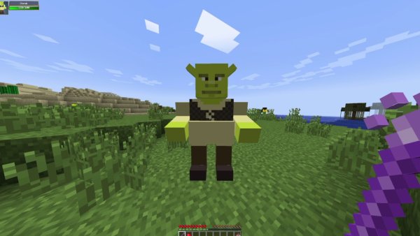 Шрек в МАЙНКРАФТЕ