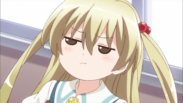 Аниме тянка обиделась