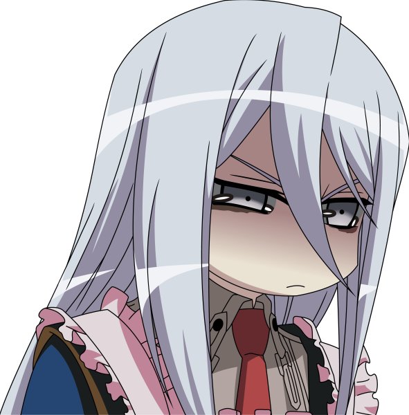 Обиженное лицо аниме