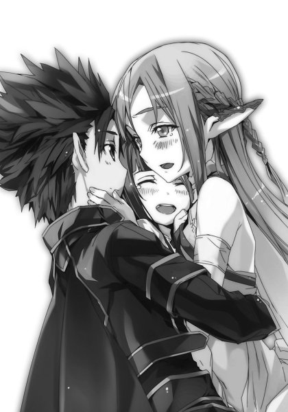 Sword Art online Кирито и Асуна