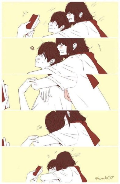 Аниме парочка ревность