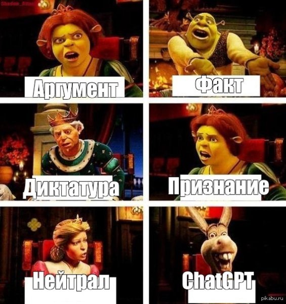 Осел из Шрека Мем