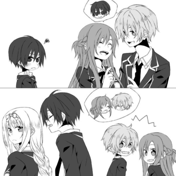 Ревность аниме арт