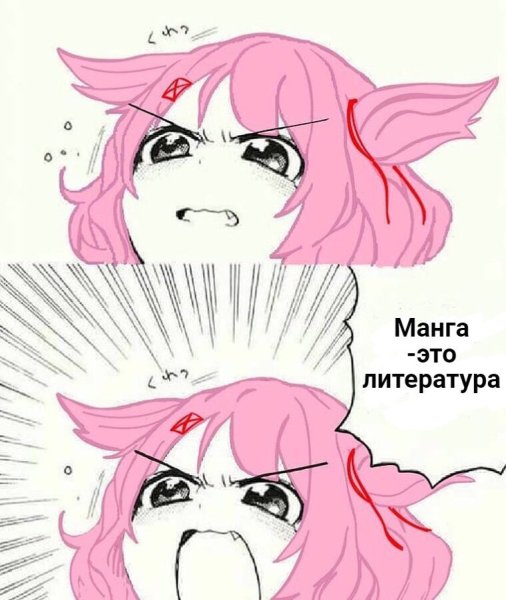 Манга тоже литература Нацуки